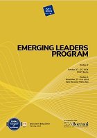 Emerging Leaders Program  brochure cover