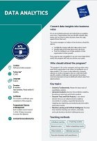 Data Analytics brochure cover