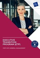 brochure cover Executive Transition Program